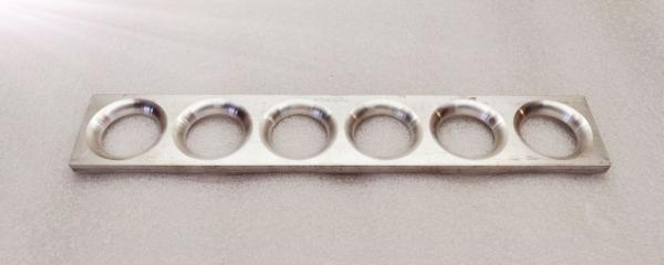 Flanschplatte R32 Turbo Ansaugbrücke mit gefrästen Einlaufradien